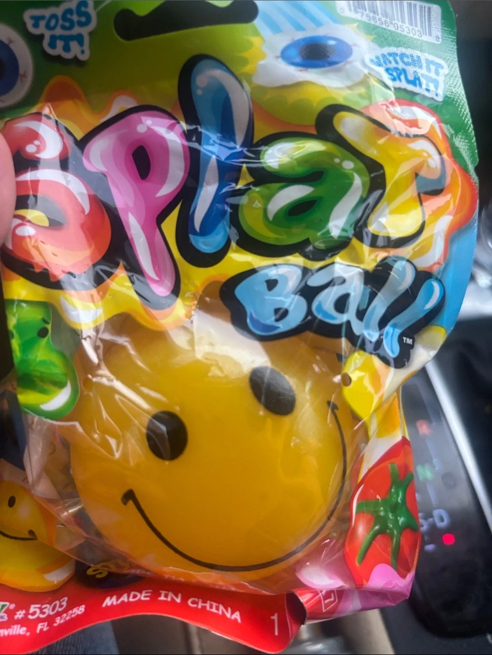 Smiley Splash Ball – Yellow by